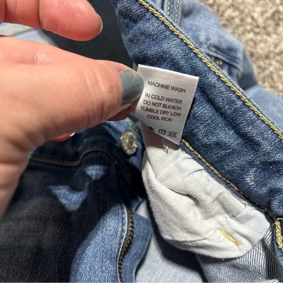 Judy Blue Distressed Boot Cut Light Wash Stretch Jeans Womens 15/32 - Picture 8 of 10